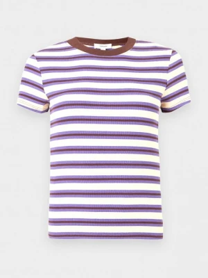 T-shirt z nadrukiem Topshop fioletowy