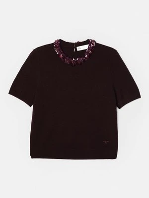T-shirt z nadrukiem TORY BURCH