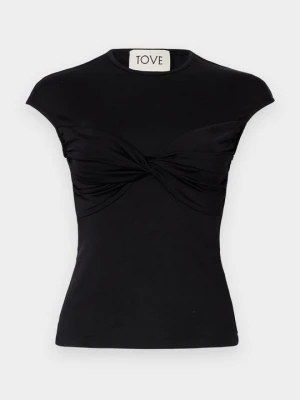 T-shirt z nadrukiem TOVE czarny