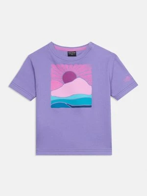 T-shirt z nadrukiem Trollkids liliowy