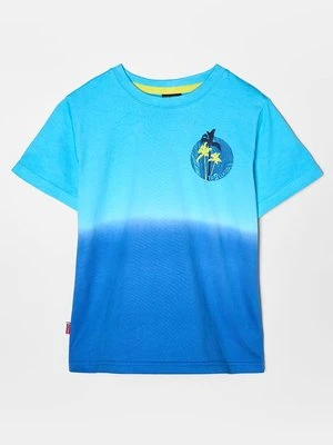 T-shirt z nadrukiem Trollkids niebieski