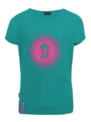 T-shirt z nadrukiem Trollkids zielony