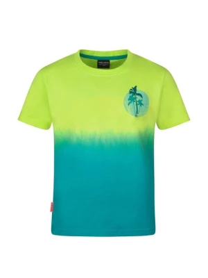 T-shirt z nadrukiem Trollkids zielony
