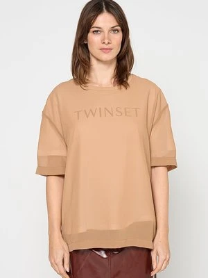 Zdjęcie produktu T-shirt z nadrukiem TWINSET biały