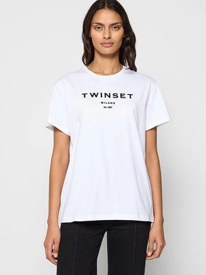 Zdjęcie produktu T-shirt z nadrukiem TWINSET biały