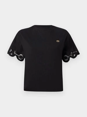 Zdjęcie produktu T-shirt z nadrukiem TWINSET czarny