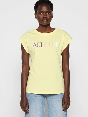 T-shirt z nadrukiem Twinset ACTITUDE