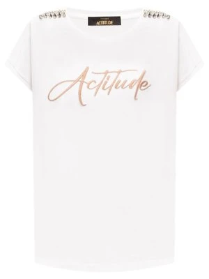 T-shirt z nadrukiem Twinset ACTITUDE