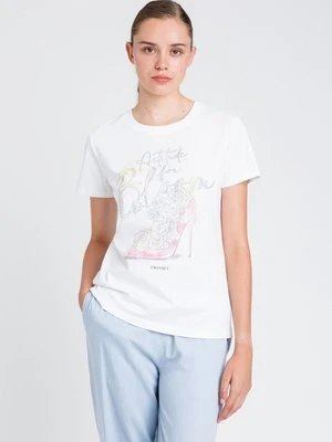 T-shirt z nadrukiem Twinset ACTITUDE