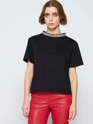 T-shirt z nadrukiem Twinset ACTITUDE