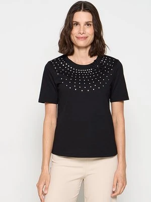 Zdjęcie produktu T-shirt z nadrukiem TWINSET czarny