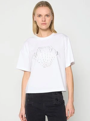 T-shirt z nadrukiem Twinset ACTITUDE