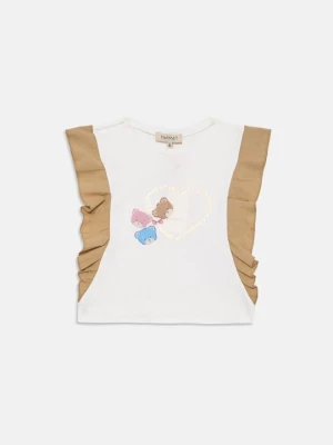 T-shirt z nadrukiem TWINSET biały
