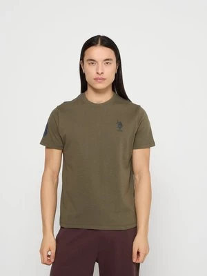 T-shirt z nadrukiem U.S. POLO ASSN. zielony