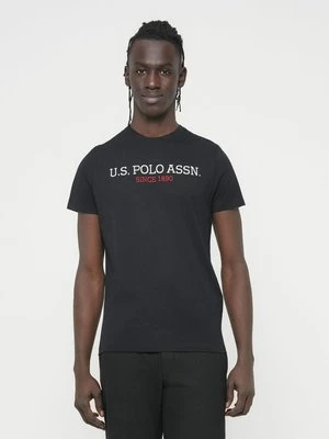 T-shirt z nadrukiem U.S. POLO ASSN. czarny