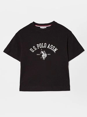 T-shirt z nadrukiem U.S. POLO ASSN. czarny