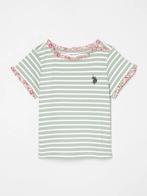T-shirt z nadrukiem U.S. POLO ASSN. zielony