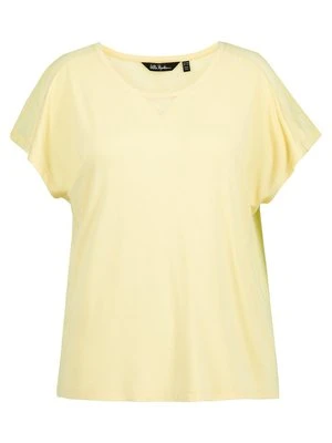 T-shirt z nadrukiem ULLA POPKEN jasnożółty