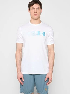 T-shirt z nadrukiem Under Armour biały