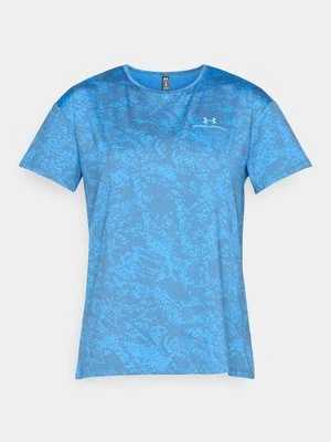 T-shirt z nadrukiem Under Armour niebieski