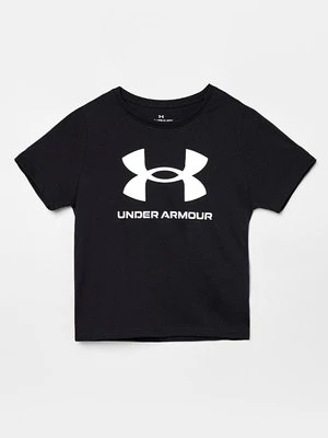 T-shirt z nadrukiem Under Armour czarny