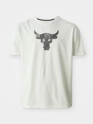 T-shirt z nadrukiem Under Armour beżowy
