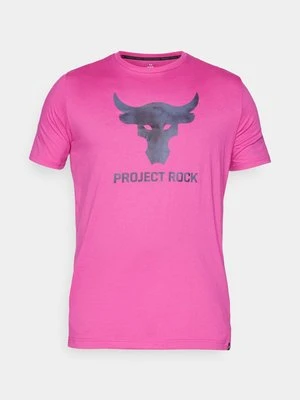 T-shirt z nadrukiem Under Armour różowy