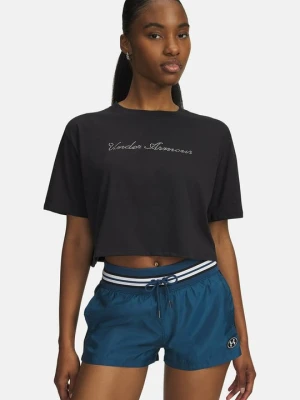 T-shirt z nadrukiem Under Armour czarny