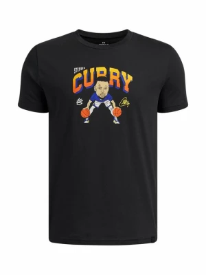 T-shirt z nadrukiem Under Armour czarny