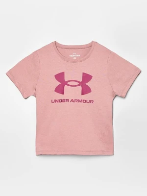 T-shirt z nadrukiem Under Armour różowy