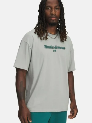 T-shirt z nadrukiem Under Armour szary