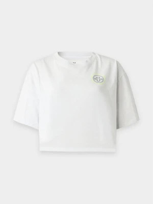 T-shirt z nadrukiem Under Armour szary melanż