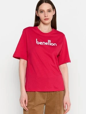 T-shirt z nadrukiem United Colors of Benetton