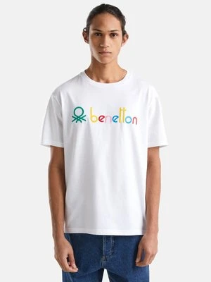 T-shirt z nadrukiem United Colors of Benetton