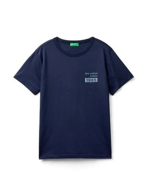 T-shirt z nadrukiem United Colors of Benetton