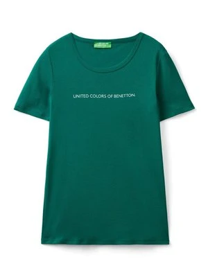 T-shirt z nadrukiem United Colors of Benetton