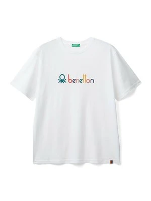 T-shirt z nadrukiem United Colors of Benetton