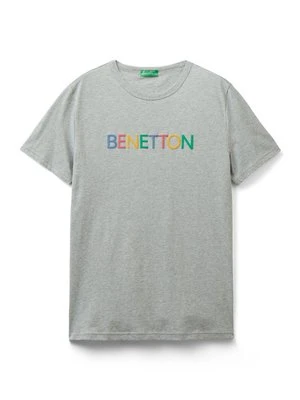 T-shirt z nadrukiem United Colors of Benetton