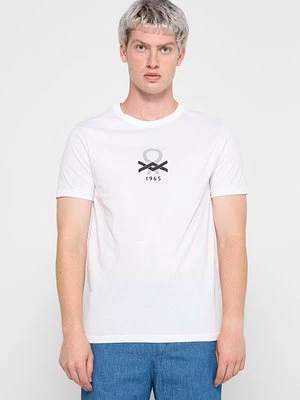 T-shirt z nadrukiem United Colors of Benetton