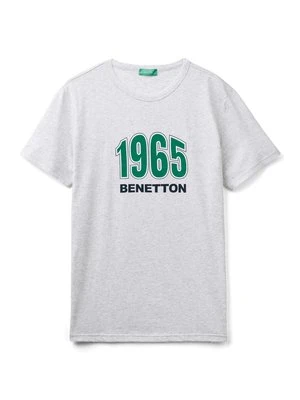T-shirt z nadrukiem United Colors of Benetton