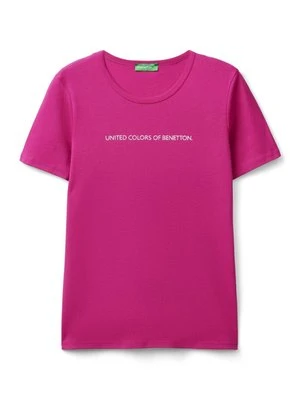 T-shirt z nadrukiem United Colors of Benetton