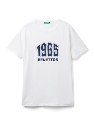 T-shirt z nadrukiem United Colors of Benetton