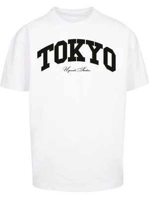 T-shirt z nadrukiem Upscale by Mister Tee