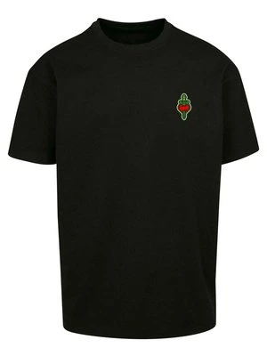 T-shirt z nadrukiem Mister Tee czarny