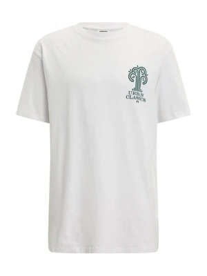 T-shirt z nadrukiem Urban Classics biały