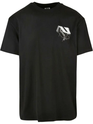 T-shirt z nadrukiem Urban Classics czarny