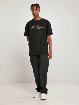 T-shirt z nadrukiem Urban Classics czarny