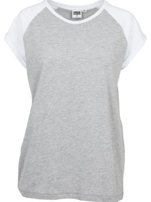 T-shirt z nadrukiem Urban Classics szary