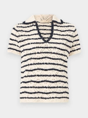 T-shirt z nadrukiem Vanessa Bruno mleczny