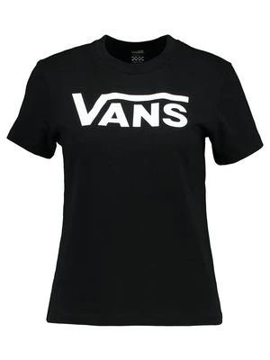 T-shirt z nadrukiem Vans czarny